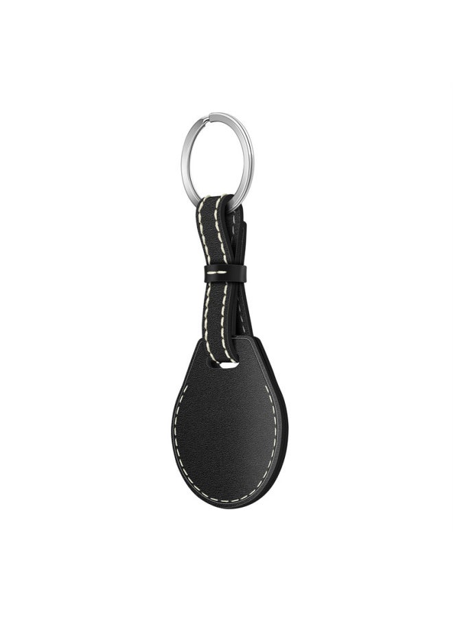 Generic - Applicable AirTag Protective Case 2024 For Apple AirTags Anti-lost Leather Protective Case Collar-Color:Brown-Applicable Models:airtag - Image 1