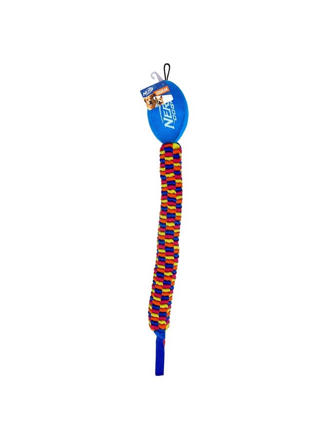 Nerf Dog Rainbow Vortex Chain Tug Dog Toy, Lightweight, Durable and Water Resistant, 19 Inches, For Medium/Large Breeds, Single Unit, Rainbow Colored - Image 1
