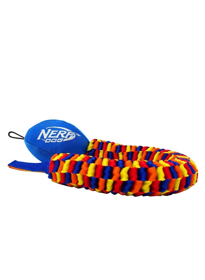 Nerf Dog Rainbow Vortex Chain Tug Dog Toy, Lightweight, Durable and Water Resistant, 19 Inches, For Medium/Large Breeds, Single Unit, Rainbow Colored - Image 2