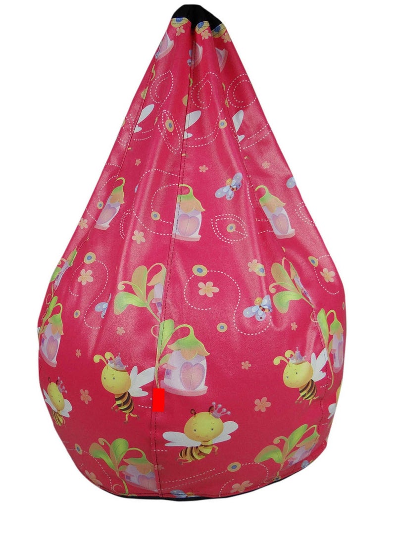 Fluffy Artificial Leather Digital Printed Bean Bag Girls Theme XXXL - Image 2