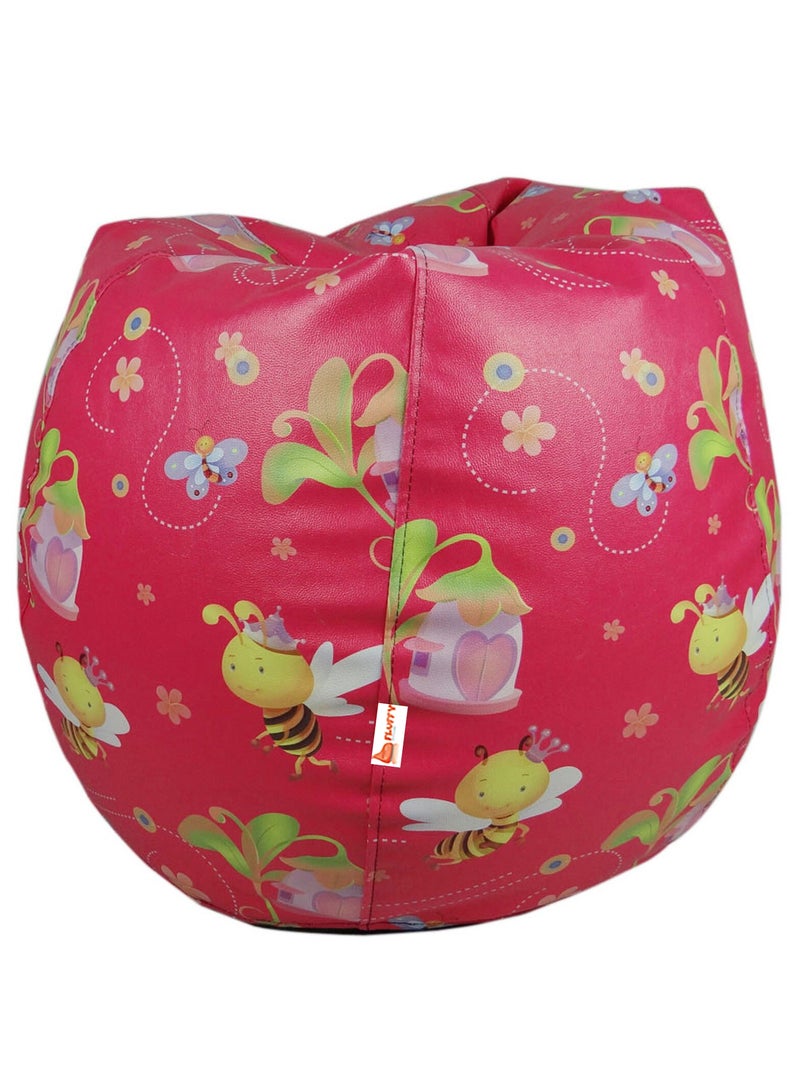 Fluffy Artificial Leather Digital Printed Bean Bag Girls Theme XXXL - Image 3