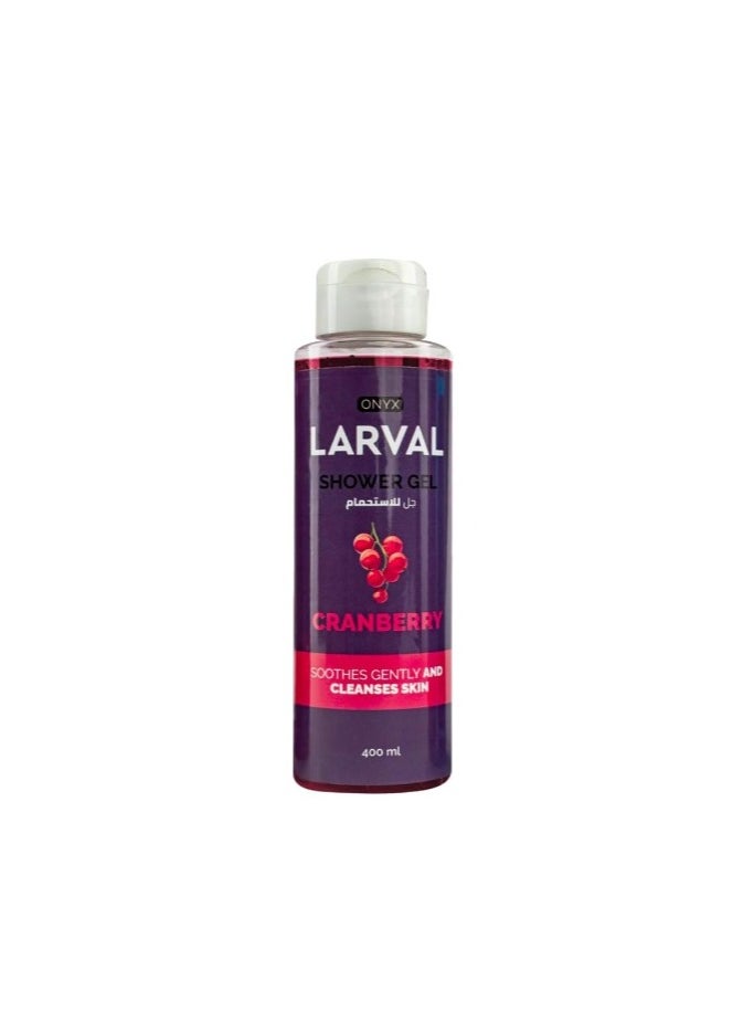 LARVAL - Shower Gel Cranberry 400 ml - Image 1