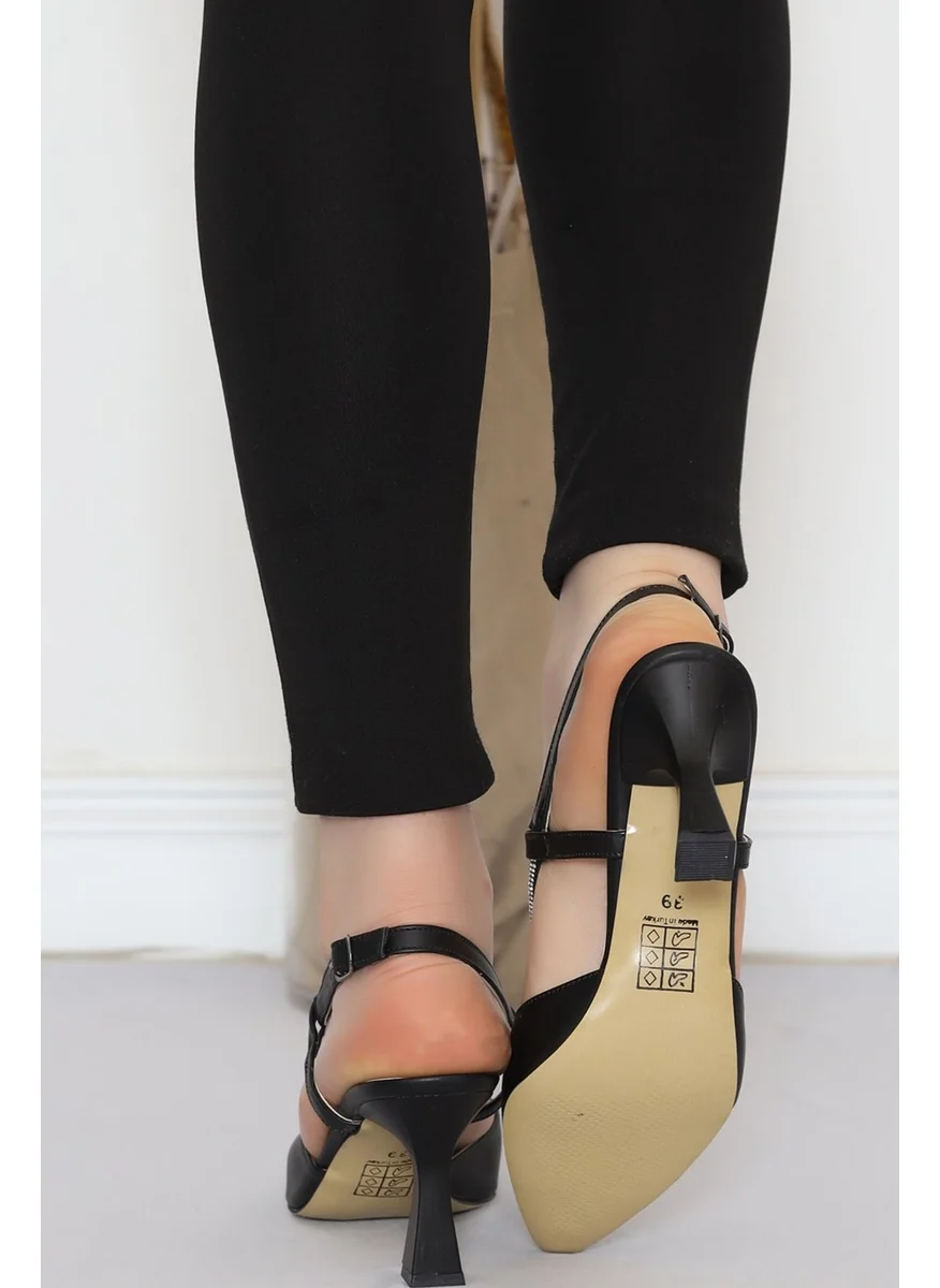 Lisinya 275 7 cm Heeled Shoes Blackleather