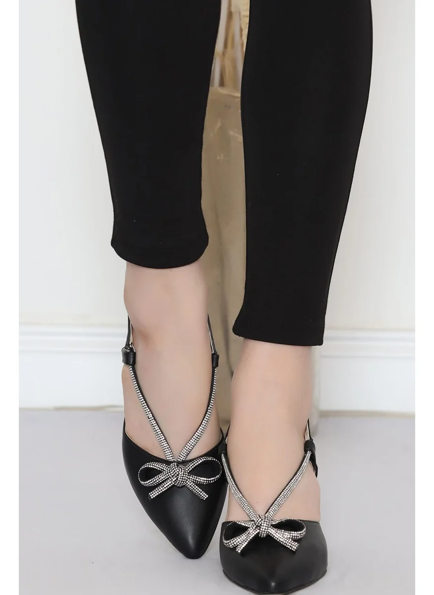 Lisinya 275 7 cm Heeled Shoes Blackleather