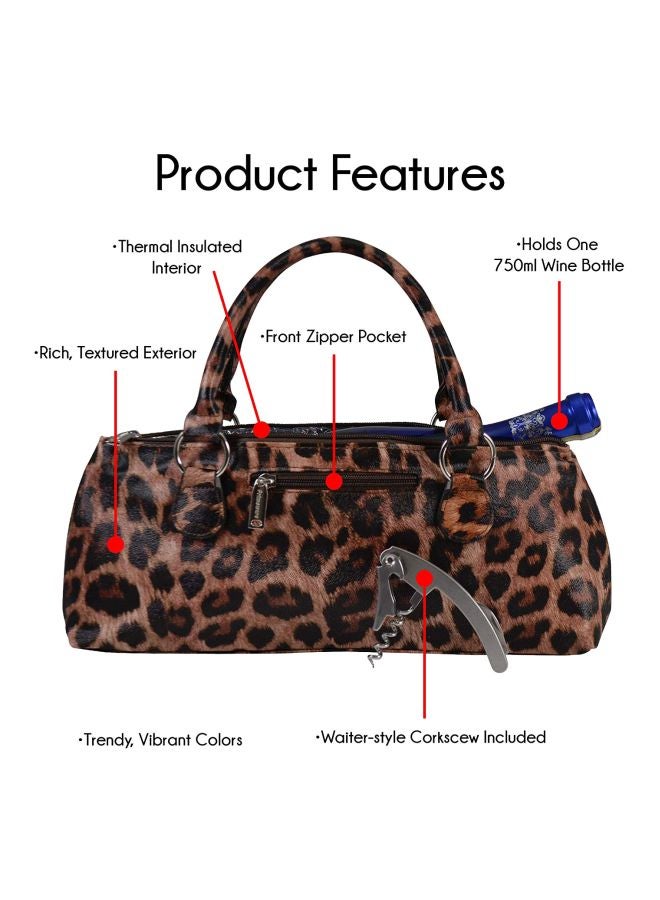 Primeware Thermal Tote Drink Bag With Cork Screw - Image 2