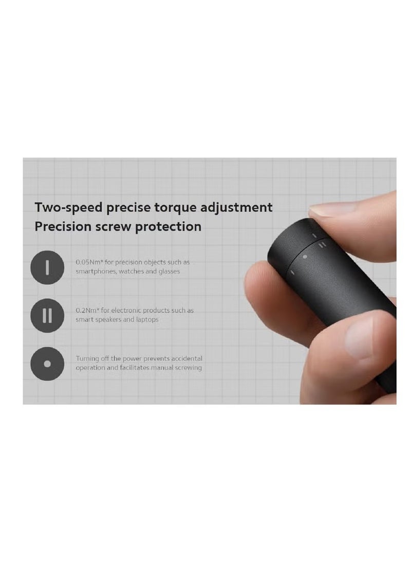 Xiaomi Electric Precision Rechargeable Screwdriver | 2 Speed Adjustable Torque | 24 Screwdriving Kit-Magnetic Container | Handheld S2 Steel Screwdriver - Image 2