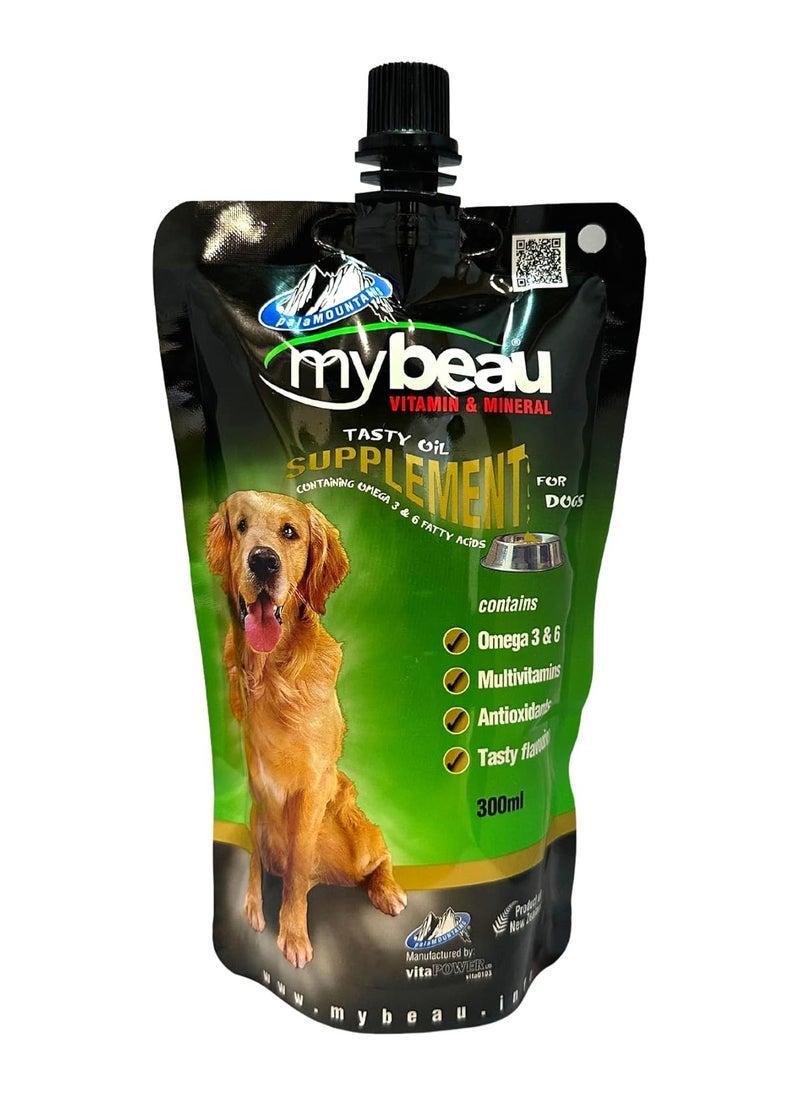 palaMOUNTAINS - PALAMOUNTAINS Mybeau Tasty Dog Oil Supplements (300 ml) - Image 1