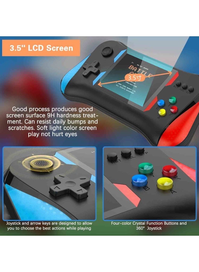 Handheld Game Console X7M 3.5-Inch HD Screen 500-in-1 Classic Retro Games Portable 8-Bit Video Game Player With 1200 mAh Rechargeable Battery - Image 4