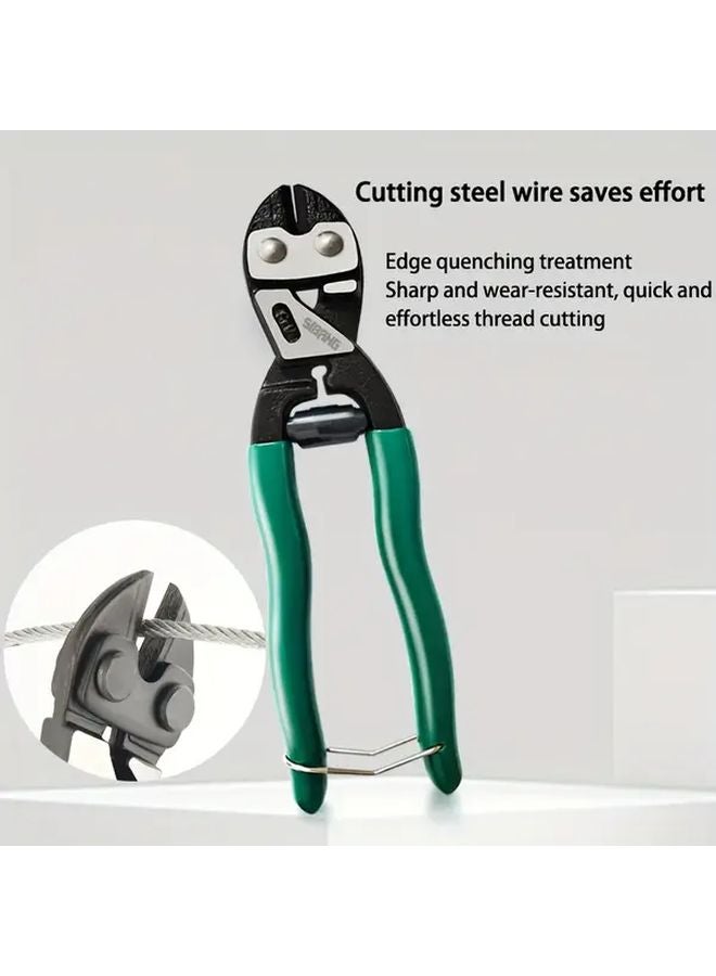 1PC Green Heavy Duty Bolt Cutter Professional Multi Purpose Manual Pliers - Image 4