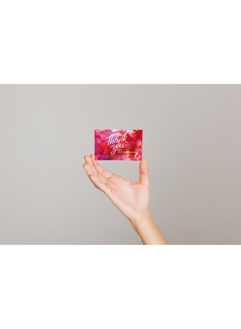 طقم كروت شكر فاخرة – 100 كارت بتصميم راقٍ - Image 3