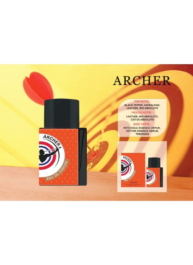 استين - عطر أستن آرتشر أو دو بارفيوم – 100 مل | عطر جريء وفاخر للرجال بلمسات حارة وأرضية - Image 1