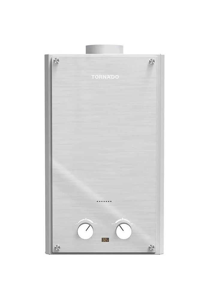 TORNADO Gas Water Heater 10 Liter, Digital, Natural Gas, Glass Silver GHE-10MP-GS - pzsku/ZF1CBA192DFB801BA7927Z/45/1741006228/cf7a1781-bc44-4108-bbdc-6896ed24f6ee