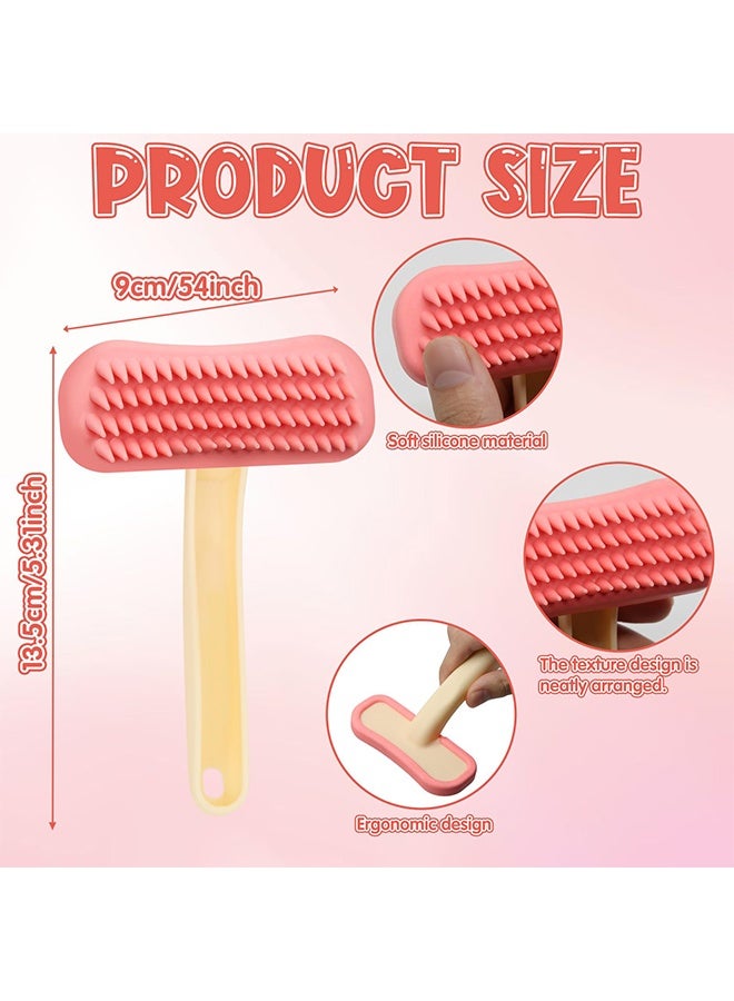 1 Pc Soft Silicone Rabbit Grooming Brush, Gentle Small Animal Massage Comb, Practical Pet Grooming Tool, Suitable for Bunnies, Cats, Puppies & Other Small Pets - Image 2