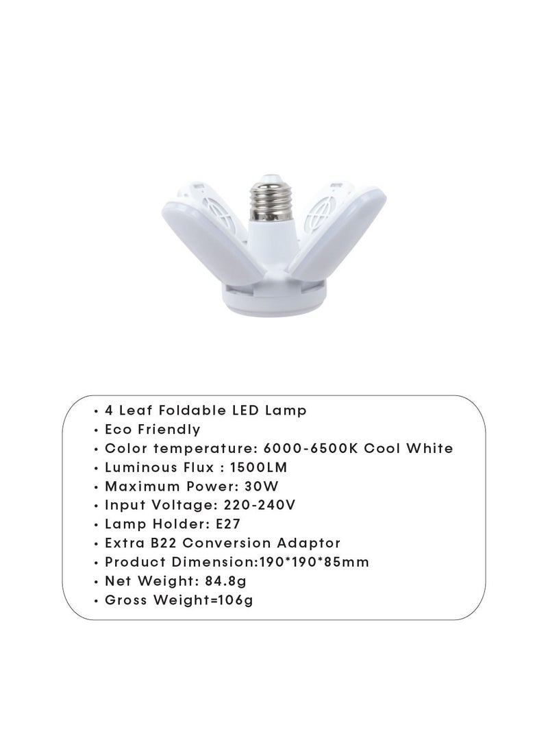 Impex - GLARE 33 Deformable 4 Leaf Foldable Lamp - Image 1
