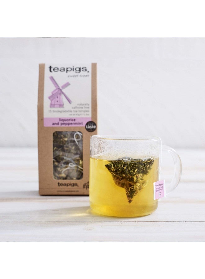 Teapigs Liquorice And Peppermint Tea Bags Made With Whole Leaves, 50 Count, Sweet, Liquorice, Mint (5422) - Image 3
