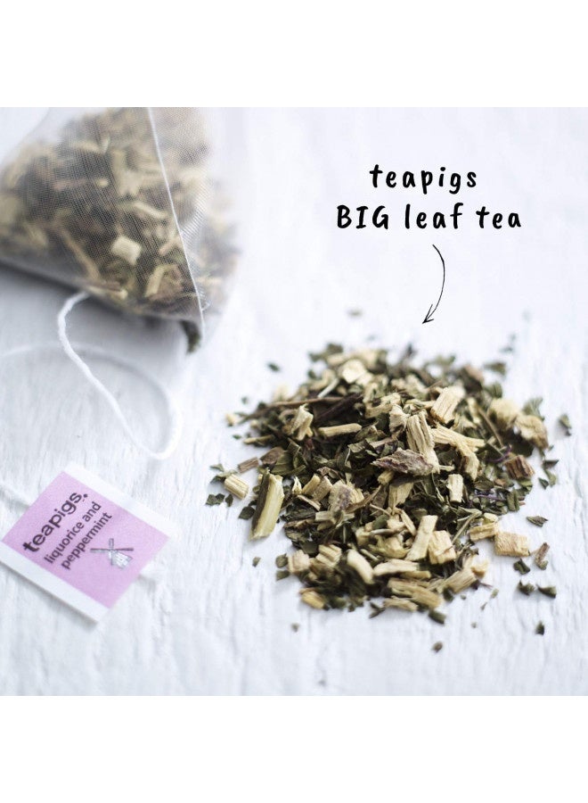Teapigs Liquorice And Peppermint Tea Bags Made With Whole Leaves, 50 Count, Sweet, Liquorice, Mint (5422) - Image 2