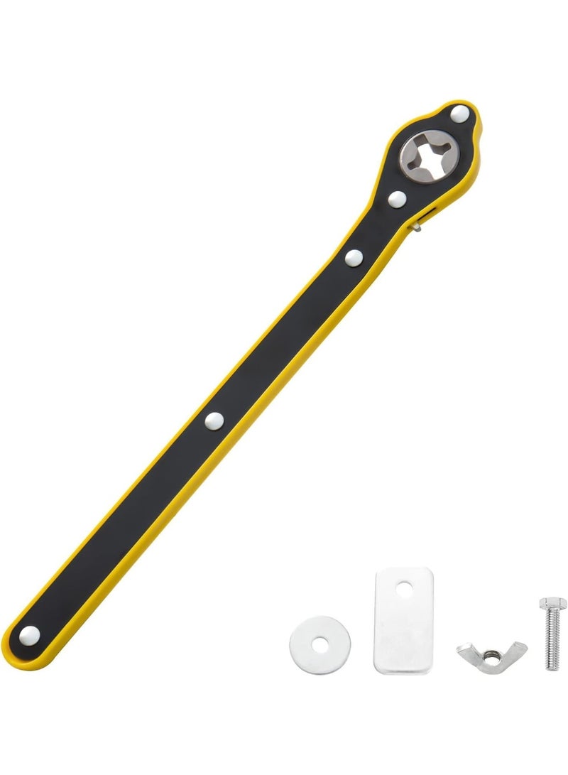 Zglol Equipment 360° Adjustable Ratchet Wrench for Car Jacks - Universal Labor-Saving Wheel Wrench - High-Efficiency Speed Lifter Tool for Easy Vehicle Lifting - Image 1