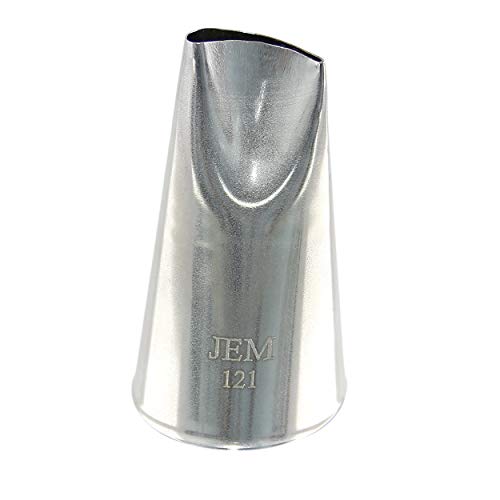 PME Jem Enterprises Large Petal/Ruffle Piping Nozzle-Cake Decorating Tip #121, Standard, Silver - Image 3