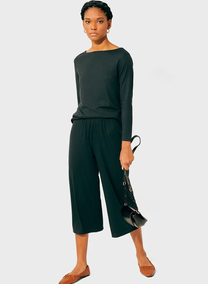 RINA Wide Leg Culottes