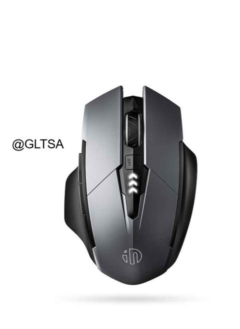 Inphic A1 2.4G and Bluetooth Computer Mouse Grey