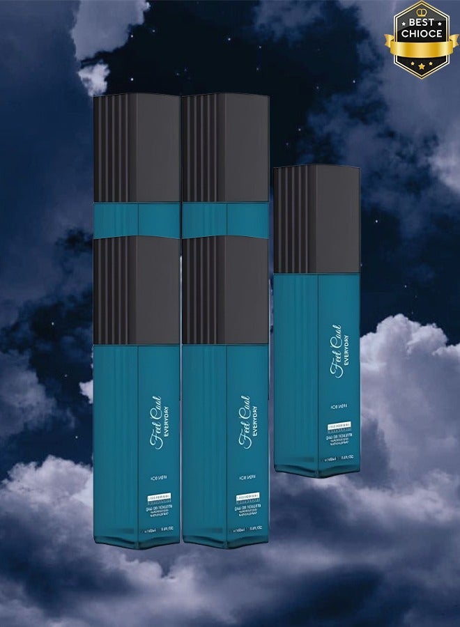 يونيفرسال 5 قطع عطر فيل كول اليومي للرجال 100 مل - Image 1