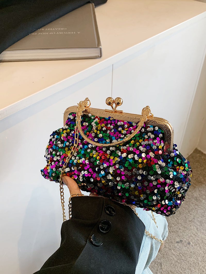 Winter Beautiful And Personalized Evening Bag Fashionable Women'S Shoulder Crossbody Chain Bag Satchel Shell Bag - Image 3