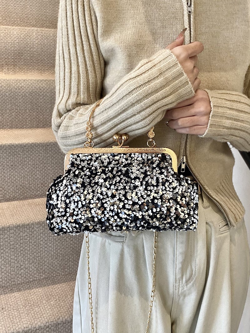 Winter Beautiful And Personalized Evening Bag Fashionable Women'S Shoulder Crossbody Chain Bag Satchel Shell Bag - Image 2