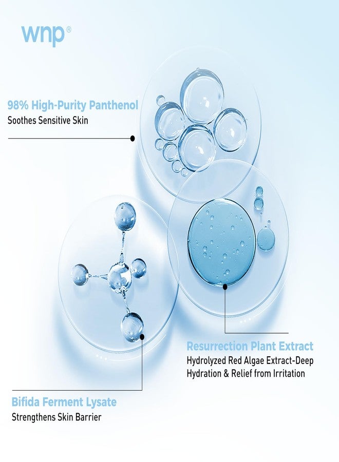 WNP Hyaluronic Acid Hydrating&Soothing Toner: 4D Hyaluronic Acid,Red Algae Extract,Bifida Ferment Lysate, Panthenol Deep Moisture&Skin Barrier Repair Vegan Skincare for Dry & Sensitive Skin - Image 2