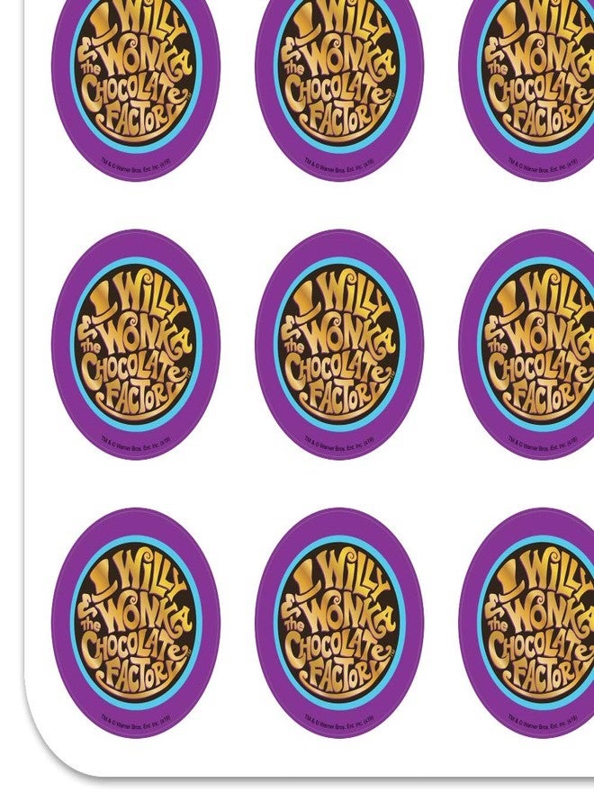GRAPHICS & MORE Willy Wonka and The Chocolate Factory Logo Planner Calendar Scrapbooking Crafting Stickers - Image 2