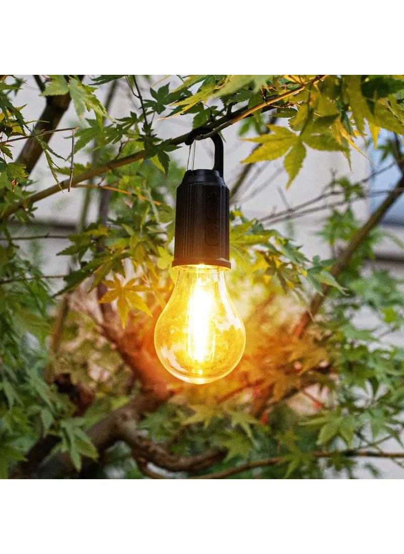 PURCHASE ZONE PURCHASE ZONE Rechargeable Camping Light Hanging Tent Light Bulb with Hook 3 Lighting Modes Tent Lamp for Camping Hiking Backpacking Emergency Outage Pack of 1 PIC  - Image 3