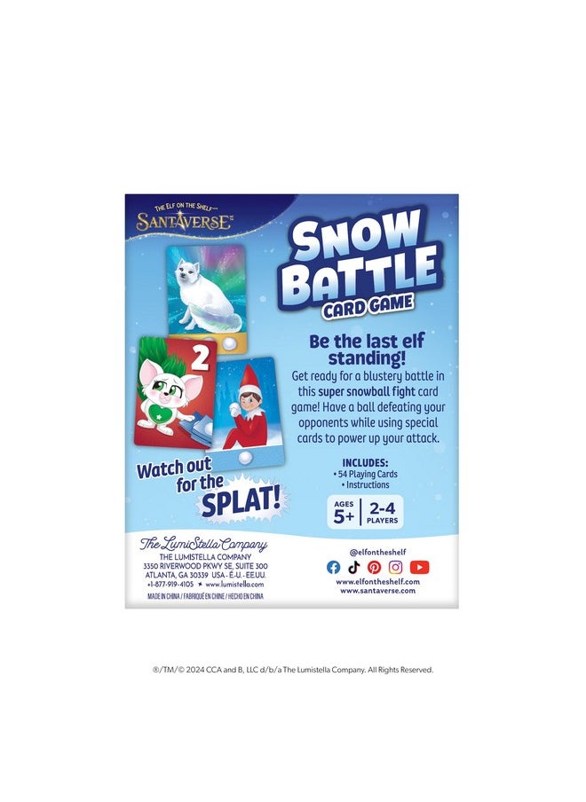 The Elf on the Shelf The Elf on the Shelf: Snow Battle Card Game  - Image 4