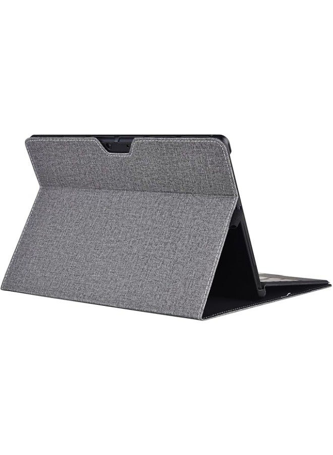 Compatible with Microsoft Surface Pro 11 (2024) 13-inch Case,TPU Bumper Folio Stand Card Holder Protective Cover PC Hard Shell - Image 1