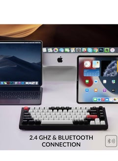 Keychron Keychron Q1 HE QMK Wireless Mechanical Keyboard, Gateron Double-Rail Magnetic Nebula Switches, Fully Assembled Knob, OSA PBT Keycaps, Tri-Mode Connectivity, ENG-ARAB Layout, Q1H-M1-AR  - Image 2