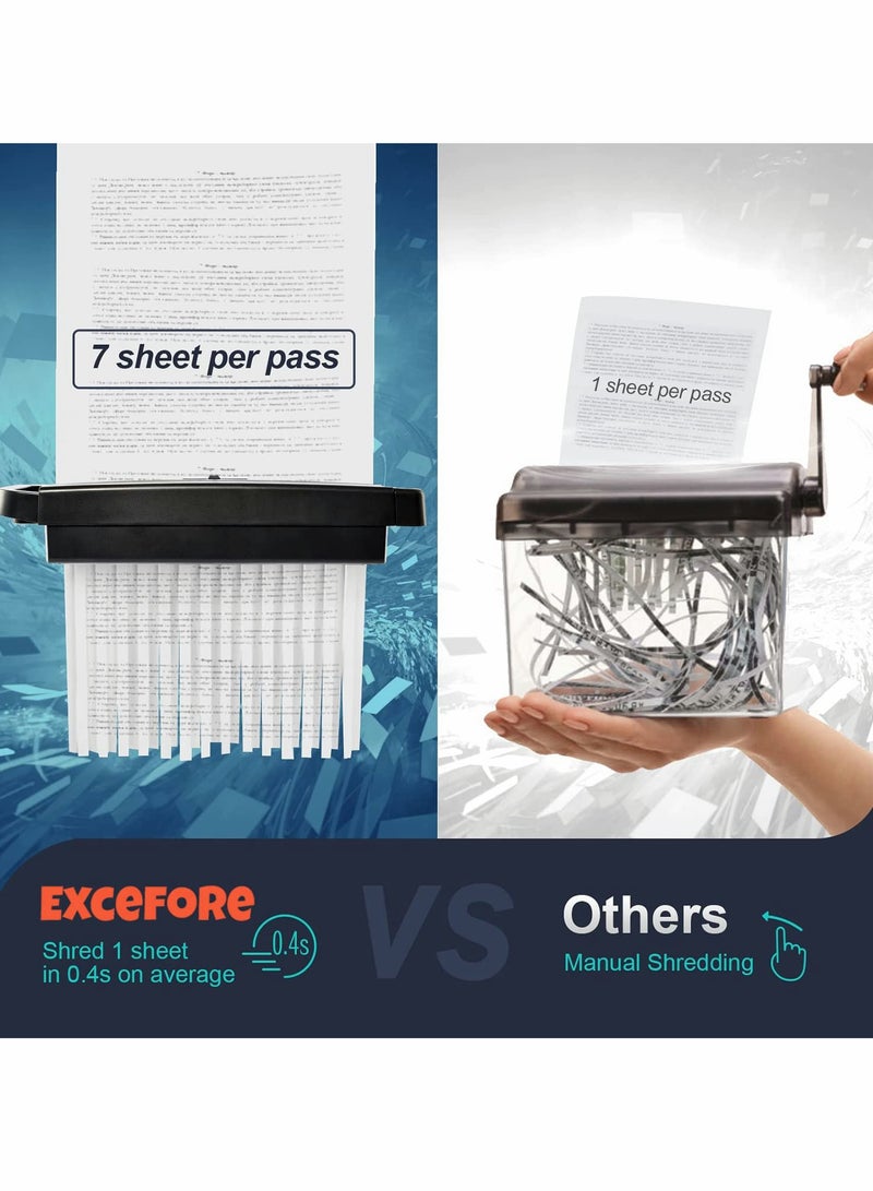 KASTWAVE Paper Shredder Without Basket, Portable Shredder with Extendable Arm - Image 2