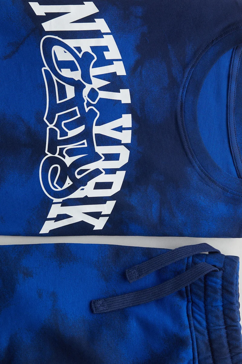 H&M 2-piece T-shirt and sweatshorts set