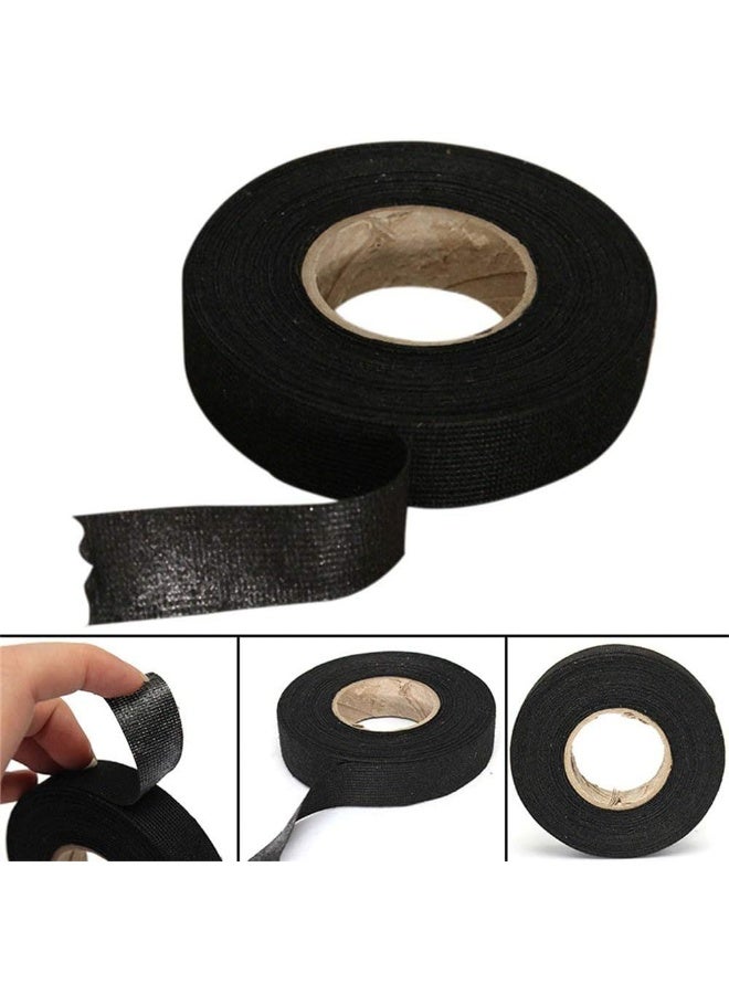 JZS Wire Loom Harness Tape, Wiring Harness Cloth, Adhesive Fabric for Automobile, Noise Damping Heat Proof (19 mm x 15 m) - Image 3