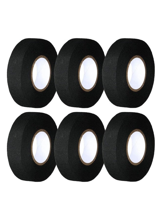 JZS Wire Loom Harness Tape, Wiring Harness Cloth, Adhesive Fabric for Automobile, Noise Damping Heat Proof (19 mm x 15 m) - Image 1