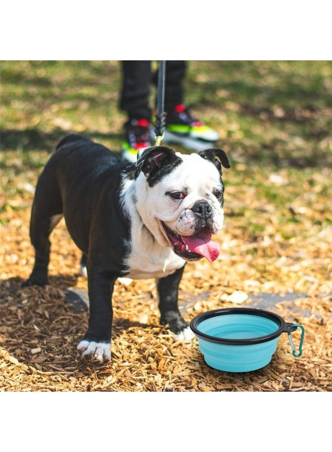 Coodipet Collapsible Portable Silicone Pet Feeder Pack of 2 - Image 5