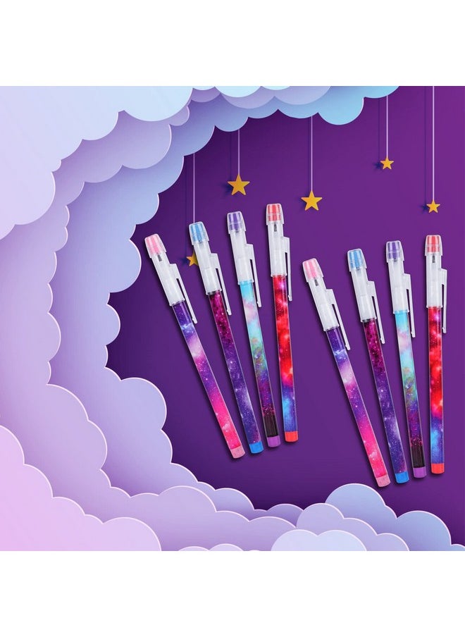 Kolewo4ever - Galaxy Stackable Pencil Outer Space Multi Point Pencils Non Sharpening Pop Up Pencil With Matching Eraser Teacher Supplies For Classrooms, Student Reward, Galaxy Party Favors - Image 1