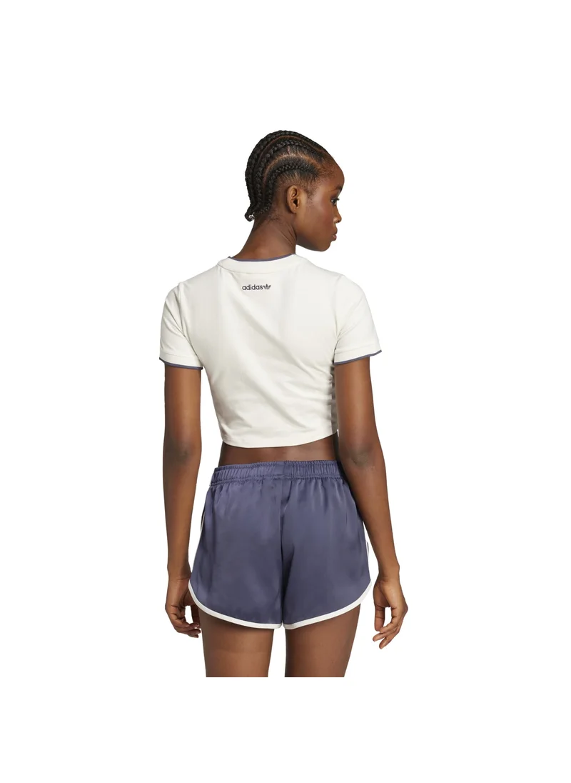 اديداس adidas GRAPHIC BBY TEE White Originals Women TOPS