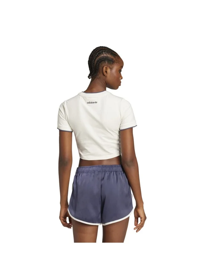 Adidas GRAPHIC BBY TEE White Originals Women TOPS