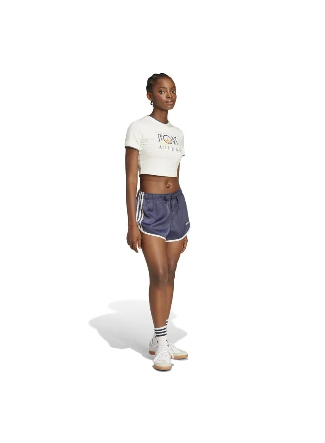 Adidas GRAPHIC BBY TEE White Originals Women TOPS