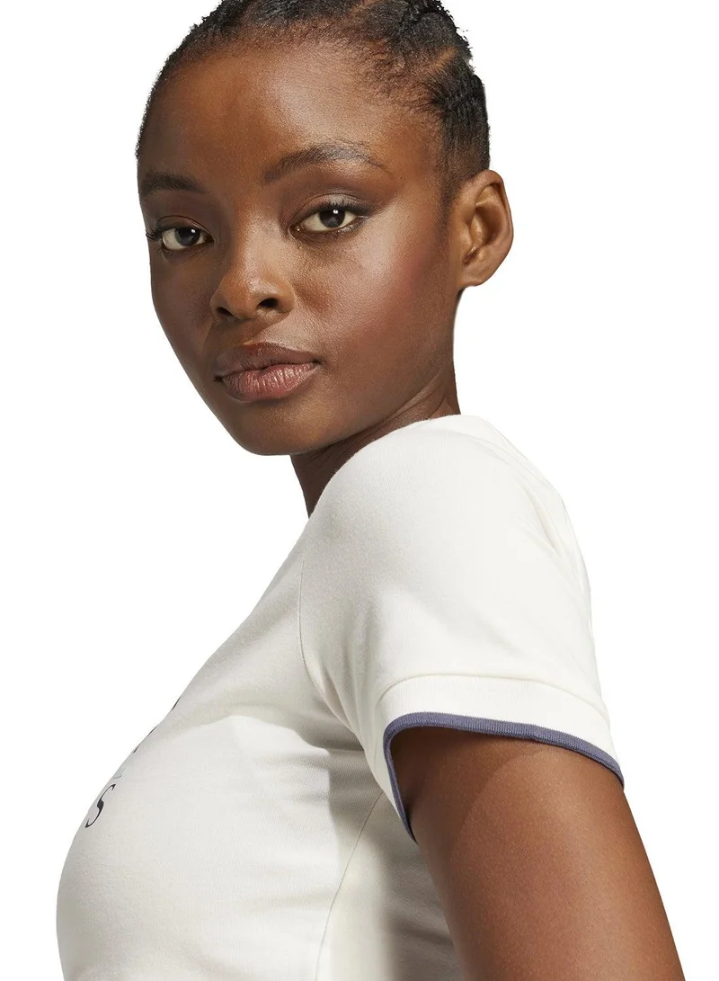 Adidas GRAPHIC BBY TEE White Originals Women TOPS