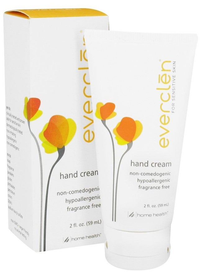 Home Health Everclen Hand Cream - 2 fl oz - Moisturizes Dry Hands, Rejuvenating & Restoring For Sensitive Skin With Essential Oils - Non-GMO, Paraben-Free, Fragrance-Free, Vegan - Image 1