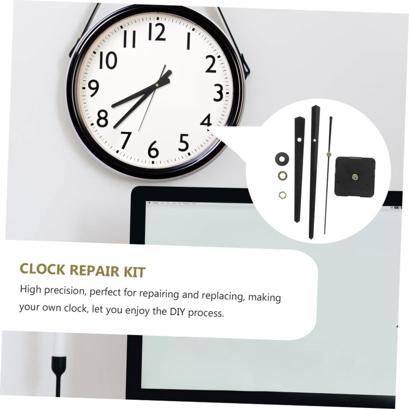 Quiet Clock Movement Kit Easy Installation for Frameless and Wall Clocks - Image 5