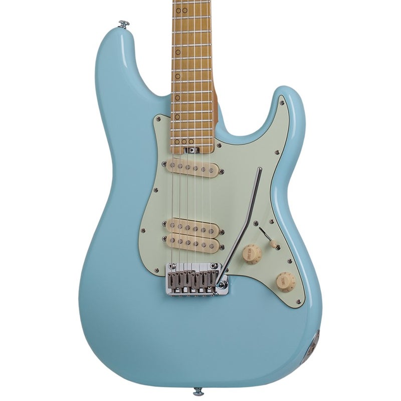Schecter 4203 MV-6 Electric Guitar - Blue - Image 1