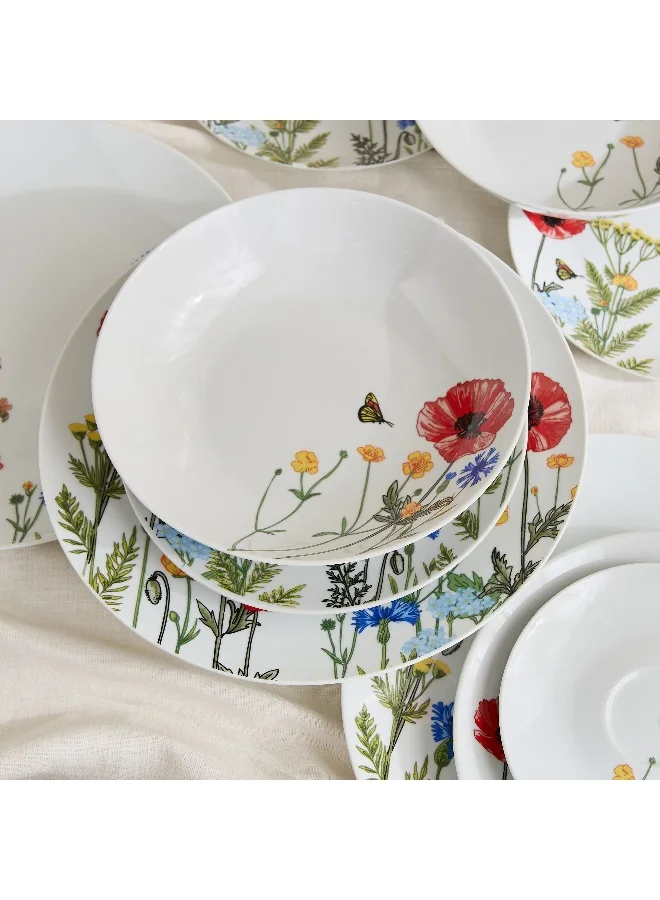 هوم بوكس Atlanta 20-Piece Gardenia Print Dinner Set - Serves 4