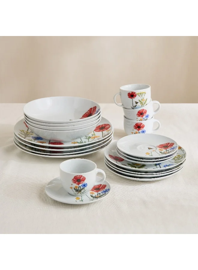 هوم بوكس Atlanta 20-Piece Gardenia Print Dinner Set - Serves 4