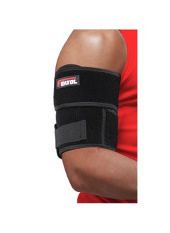 FEATOL Bicep Tendonitis Brace Compression Sleeve Support, Upper Arm Brace Bicep Support Bands for Pain Relief, Muscle Strains and Inflammation, Tricep/Bicep Wrap for Men and Women  - Image 1
