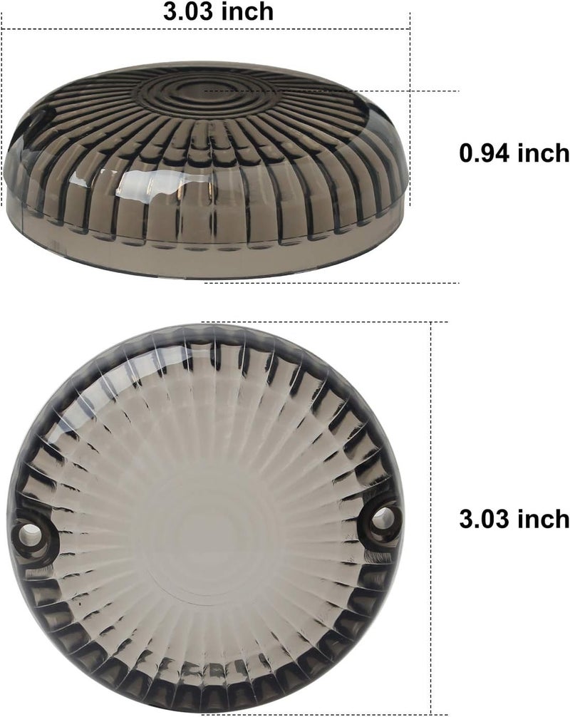 NTHREEAUTO أغطية عدسات إشارات الانعطاف المدخنة NTHREEAUTO لدراجات ياماها النارية - Image 2